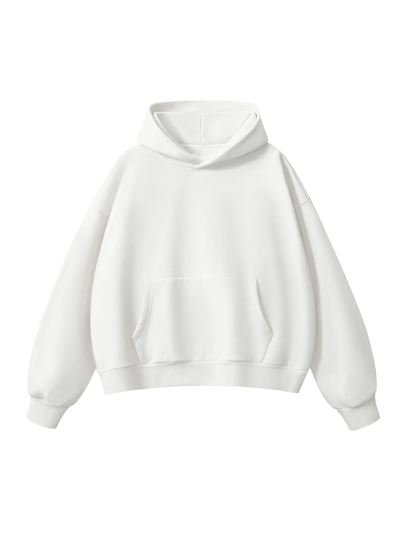 Essential Heavyweight Fleece Hoodie — Bone