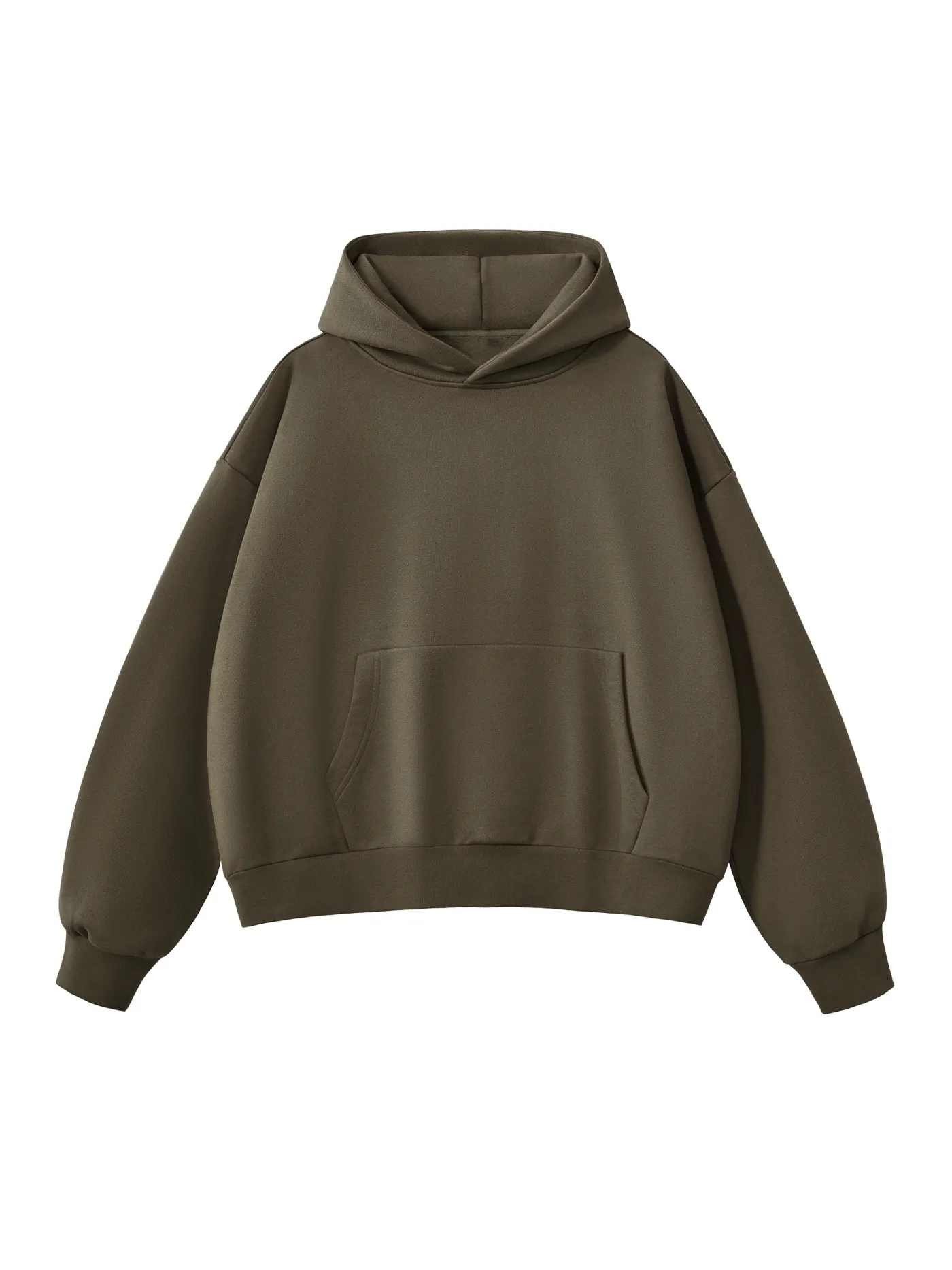 Essential Heavyweight Fleece Hoodie — Clay