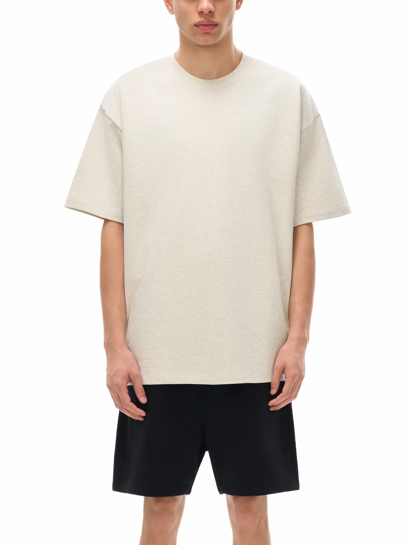Heavyweight Drop-Shoulder T-Shirt — Bone