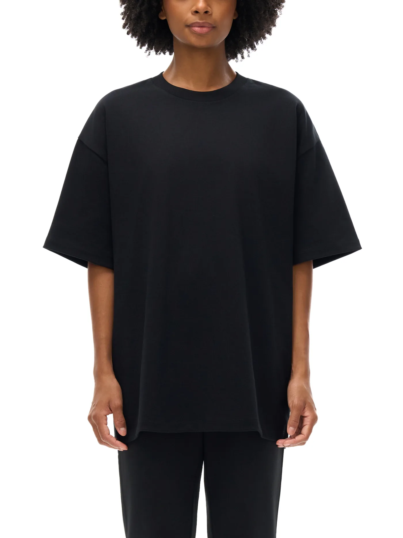 Heavyweight Drop-Shoulder T-Shirt — Obsidian
