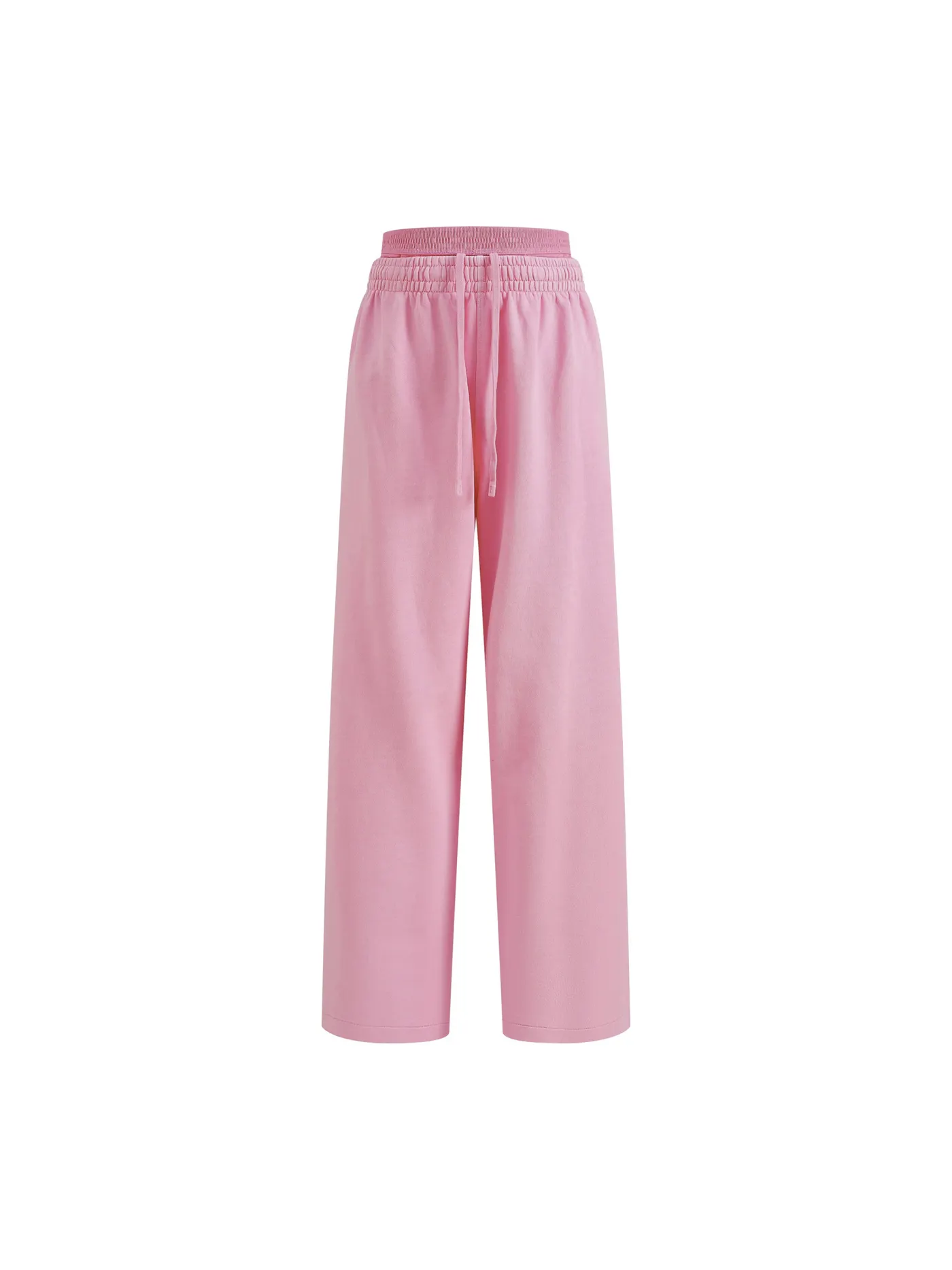 Vintage Washed Double-Waistband Pant — Blush